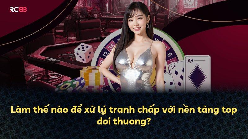 Làm thế nào để xử lý tranh chấp với nền tảng top doi thuong?