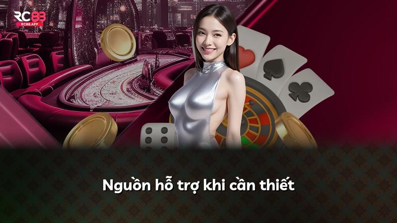 Nguồn hỗ trợ khi cần thiết